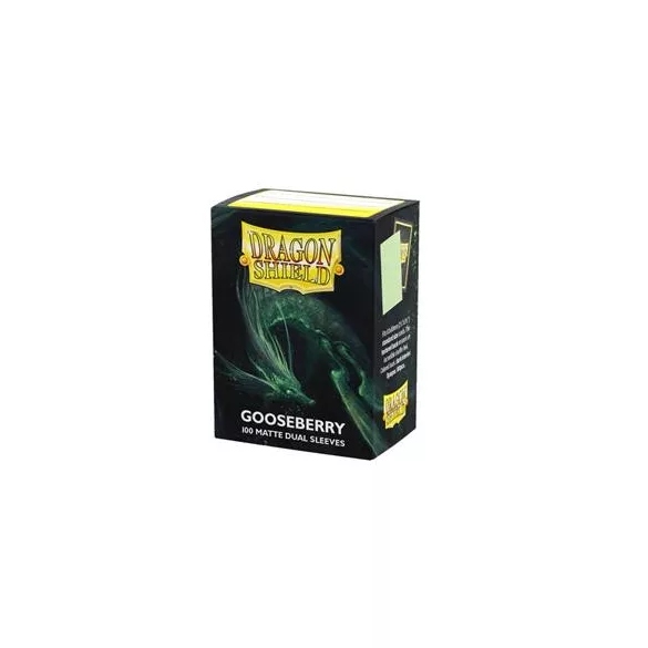 Dragon Shield Sleeves - Standard size - Matte Dual - Gooseberry (100 Sleeves)-AT-15066