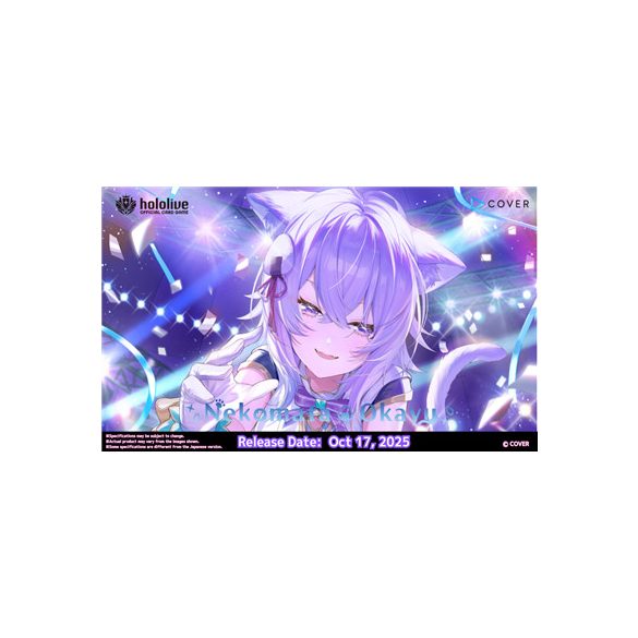 hololive OFFICIAL CARD GAME Start Deck Blue Nekomata Okayu Display (6 Decks) - EN-hOCG-hSD03e