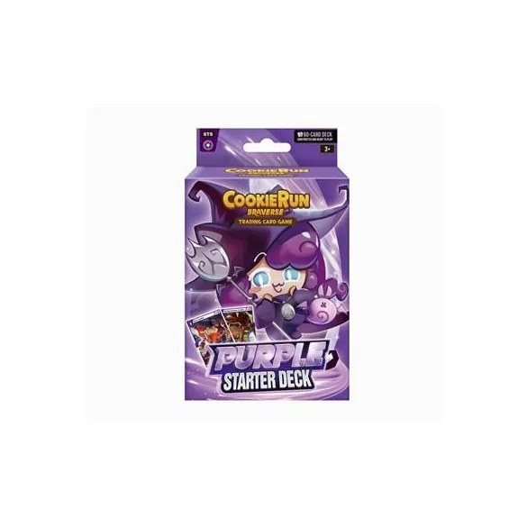 CookieRun: Braverse TCG Starter Decks Purple - EN-DVT03001