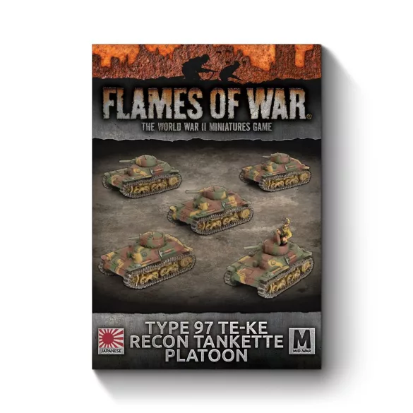 Type 97 Te-Ke Recon Tankette Platoon (x5) - EN-JBX13