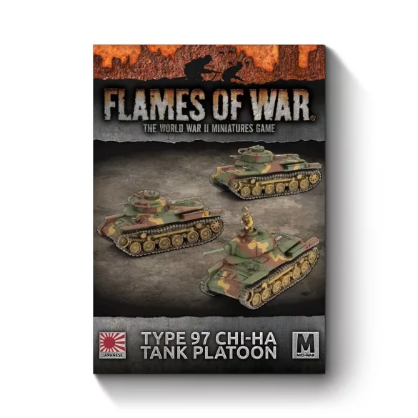 Type 97 Chi-Ha Tank Platoon (x3) - EN-JBX17