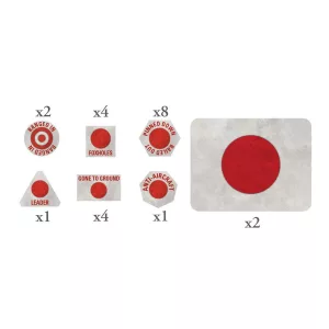 Japanese MW Tokens (x20) and Objectives (x2) - EN-JP901
