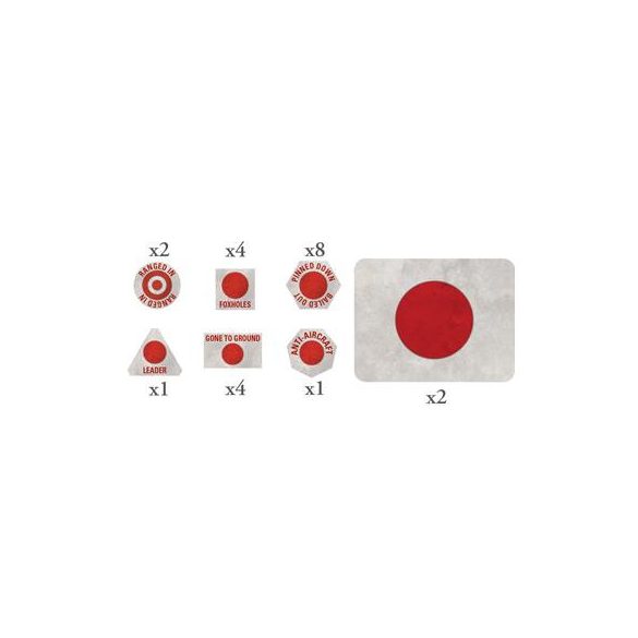 Japanese MW Tokens (x20) and Objectives (x2) - EN-JP901