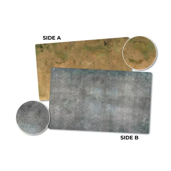 HexTech - Game Mat 2 (Arid/Urban) - EN-HEXT16