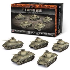Marine M4 Sherman Platoon (x5 Plastic) - EN-UBX99