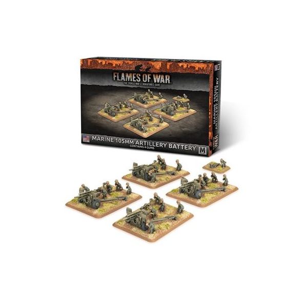 Marine 105mm Artillery Battery (x4) - EN-UBX100