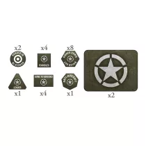 American LW Tokens (x20) and Objectives (x2) - EN-US907