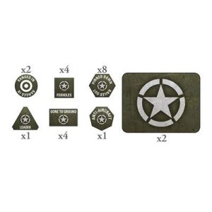 American LW Tokens (x20) and Objectives (x2) - EN-US907