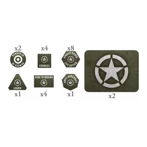 American LW Tokens (x20) and Objectives (x2) - EN-US907