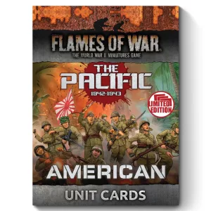 The Pacific: American Unit Cards (x36) - Limited Edition - EN-FW258UU