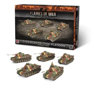 Type 4 Chi-To Tank Platoon (x5) - EN-JBX19
