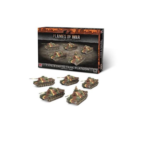 Type 4 Chi-To Tank Platoon (x5) - EN-JBX19