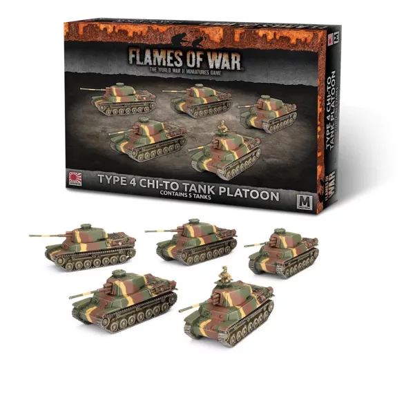 Type 4 Chi-To Tank Platoon (x5) - EN-JBX19