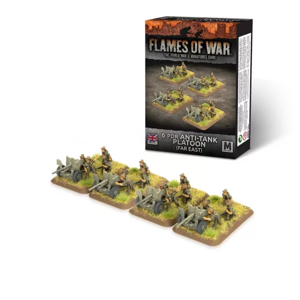 6pdr Anti-tank Platoon (Far East) (x4) - EN-BBX80