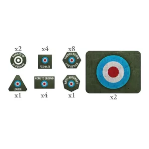 British LW Tokens (x20) and Objectives (x2) - EN-BR905