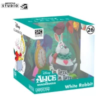 Disney Alice Csodaországban Fehér Nyúl figura, 10 cm