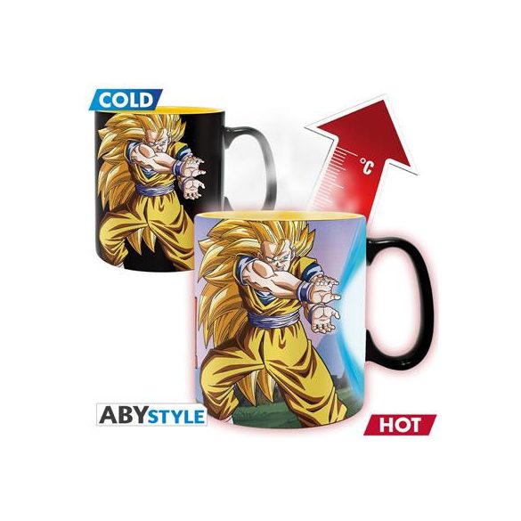 DRAGON BALL - Mug Heat Change - 460 ml -DBZ/Kamehameha-cardboard-ABYMUGA440