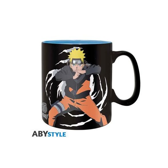NARUTO SHIPPUDEN - Mug - 460 ml - Naruto & Kurama - cardboard box-ABYMUGA509