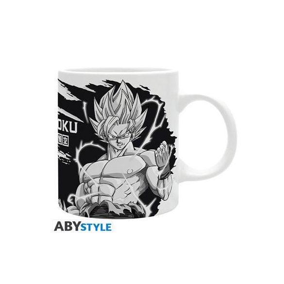 DRAGON BALL - Mug - 320 ml - DBZ/ Goku B&W- subli - with box-ABYMUGA651
