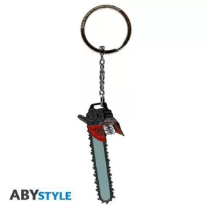 CHAINSAW MAN - Keychain "Chainsaw Man head"-ABYKEY612