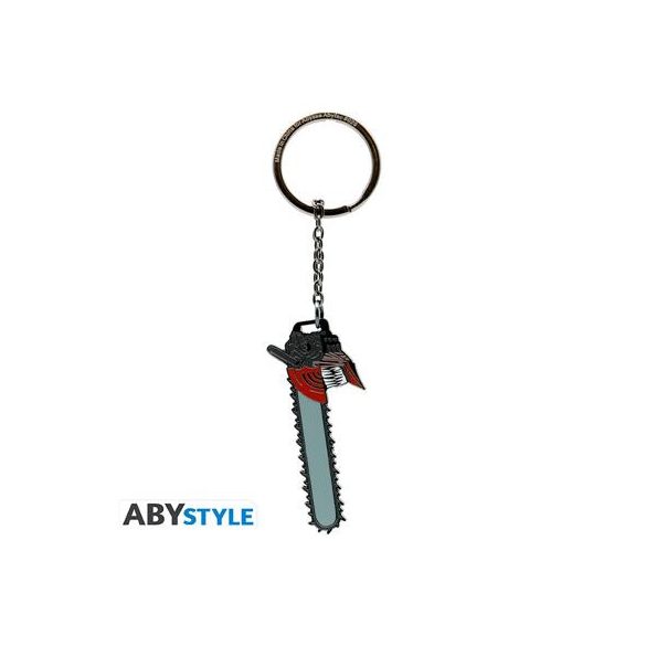 CHAINSAW MAN - Keychain "Chainsaw Man head"-ABYKEY612