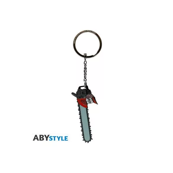 CHAINSAW MAN - Keychain "Chainsaw Man head"-ABYKEY612