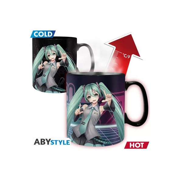 HATSUNE MIKU - Mug Heat Change - 460 ml - Hatsune Miku - cardboard-ABYMUGA459