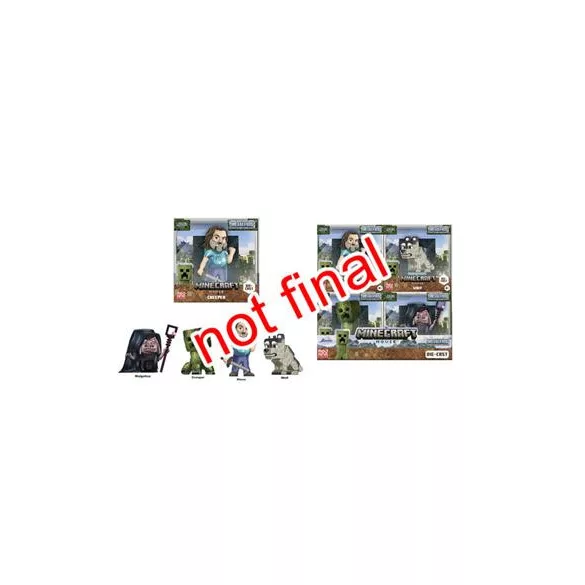 Minecraft Movie Figures 2,5", Welle 5 Display (12)-9385138300W05