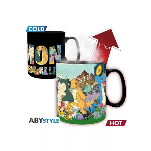 POKEMON -Mug Heat Change-460 ml-Gotta catch em all-ABYMUGA591