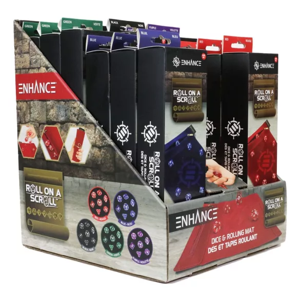 ENHANCE Tabletop Roll on a Scroll™ POP Display (15)-ENTTDRS100MCEW-POP15