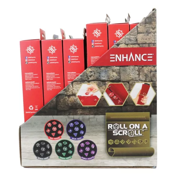 ENHANCE Tabletop Roll on a Scroll™ POP Display (15)-ENTTDRS100MCEW-POP15