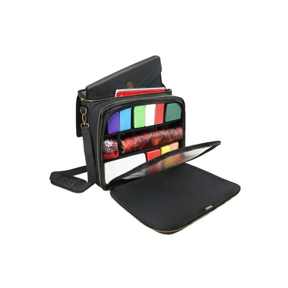 ENHANCE MTG Bag Fits Deck Boxes with Card Defender Screen, Customizable Interior-ENTTCFK100BKEW