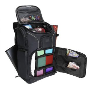 USA Gear Magic the Gathering Backpack with Customizable Interior (Black)-GRSLS17608BKEW