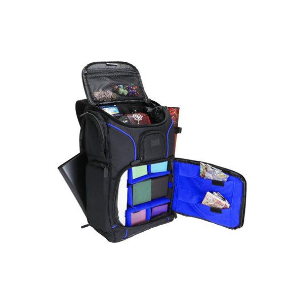 USA Gear Magic the Gathering Backpack with Customizable Interior (Blue)-GRSLS17608BLEW