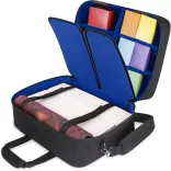 USA Gear Magic the Gathering Backpack with Customizable Interior (Blue)-GRSLS17608BLEW