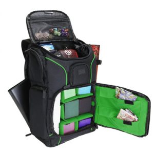 USA Gear Magic the Gathering Backpack with Customizable Interior (Green)-GRSLS17608GNEW