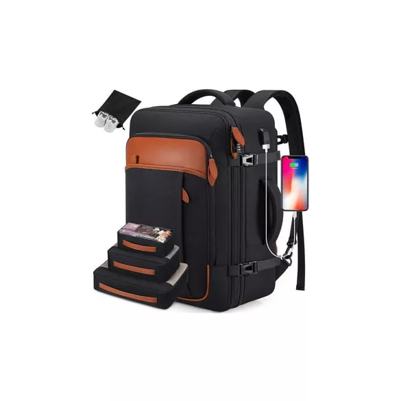 USA Gear Magic the Gathering Backpack with Customizable Interior (Orange)-GRSLS17608OGEW