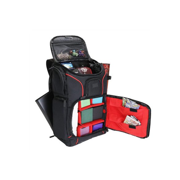 USA Gear Magic the Gathering Backpack with Customizable Interior (Red)-GRSLS17608RDEW