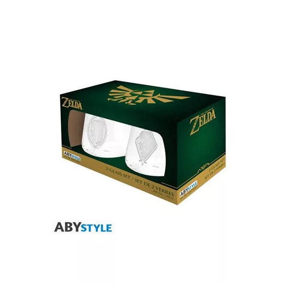 THE LEGEND OF ZELDA - 2 Glass Set - Zelda & Link-ABYVER309
