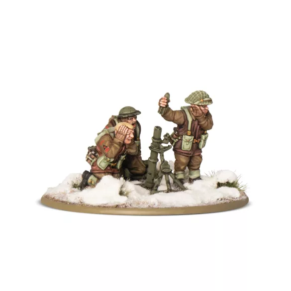 Bolt Action - British & Canadian Infantry (Winter) Medium Mortar Team - EN-403201007