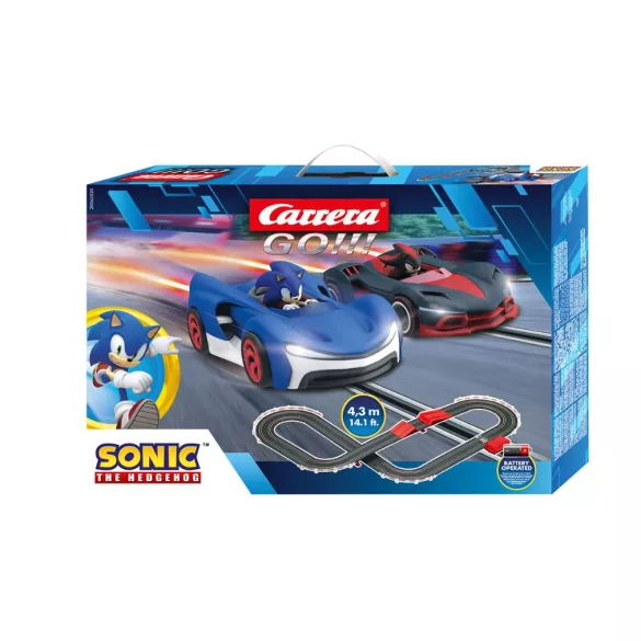 Carrera GO !!! - Sonic the Hedgehog autópályaszett, 1:43