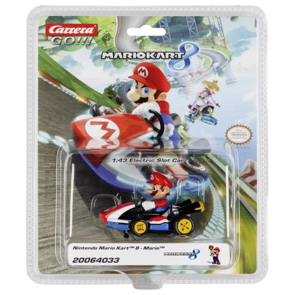 Carrera GO!!! Mario KartTM Mario slot autó, 1:43