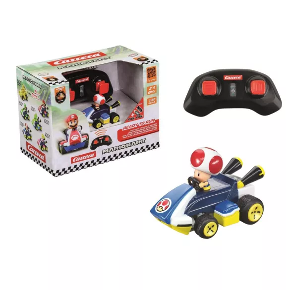 Carrera Mario Kart Mini RC Toad 2,4 GHz távirányítós gokart (Paperbox)