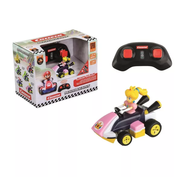 Carrera Mario Kart Mini RC Peach 2,4 GHz távirányítós gokart (Paperbox)