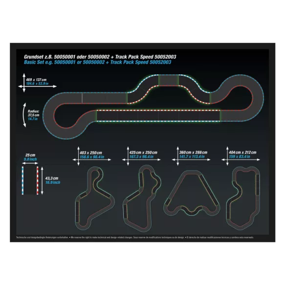 Carrera Hybrid Track Pack 1 – 10 darabos pályaalkatrész-készlet