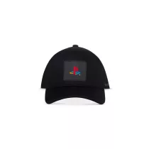 PlayStation - Men's Logo Black Adjustable Cap-BA200621SNY