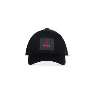 PlayStation - Men's Logo Black Adjustable Cap-BA200621SNY