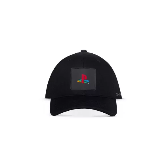 PlayStation - Men's Logo Black Adjustable Cap-BA200621SNY