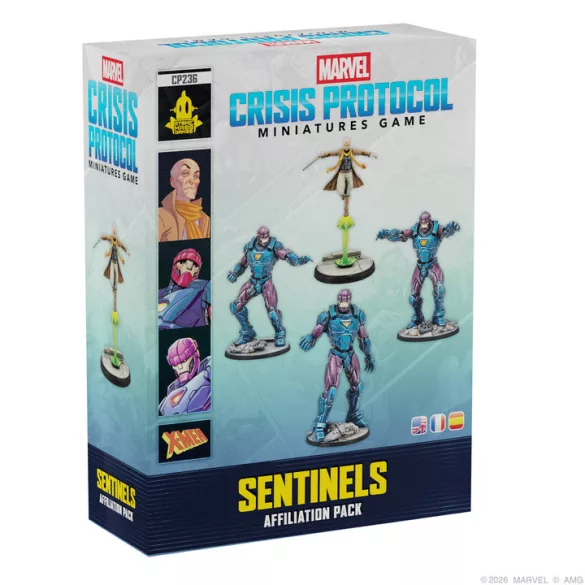 Marvel Crisis Protocol - Sentinels Affiliation Pack miniatűr csomag EN/FR/SP