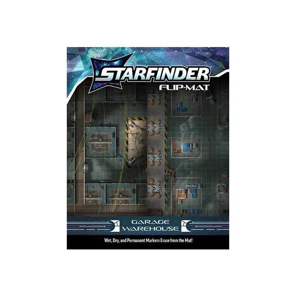 Starfinder Flip-Mat: Garage Warehouse - EN-PZO21007-FM
